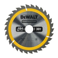 DeWalt 184mm x 30mm 30T TCT Construction Circular Saw Blade - DT1942-QZ