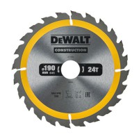 DeWalt 190mm x 30mm 24T TCT Construction Circular Saw Blade - DT1944-QZ