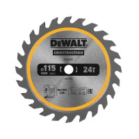 DeWalt DT20420 115mm x 9.5mm 24T TCT Circular Saw Blade to Fit DCS571
