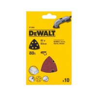 DeWalt DT3092 10x 80g Detail Sanding Sheets