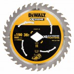 DeWalt DT40271 XR FlexVolt Extreme Runtime Circular Saw Blade 190mm x 36T