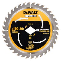 DeWalt 190mm Diamond Bore 36T TCT Extreme Runtime Circular Saw Blade to suit DCS577 - DT40271-QZ