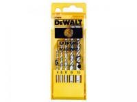 DeWalt DT6956 5 Piece Masonry Drill Bit Set 4mm - 10mm
