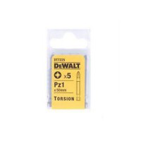 DEWALT DT7225 Torsion Bit PZ1 50mm Pack of 5