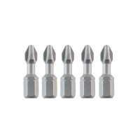 DeWalt DT7231 Pack of 5 Torsion Bit Philips Head PH1 25mm Hex Shank Screwdriver Bits