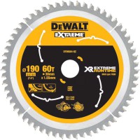 DeWalt 190mm x 30mm 60T TCT Extreme Runtime Circular Saw Blade to suit DCS573 DCS575 - DT99564-QZ