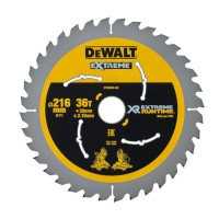 DeWalt 216mm x 30mm 36T TCT Extreme Runtime Circular Saw Blade to suit DCS777 - DT99569-QZ