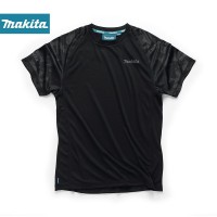 Makita MK102M Mens Black Tech T-Shirt Sizes S-2XL