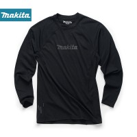 Makita MK501M Mens Black Tech Baselayer Top Sizes S-2XL