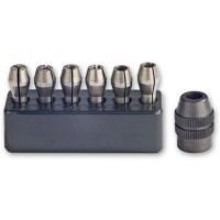 Proxxon 28940 MICROMOT Steel Collet Set 6 piece