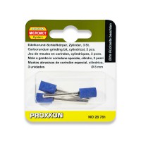 Proxxon 28781 Cylinder Corundum Grinding Bits, 3 pcs.