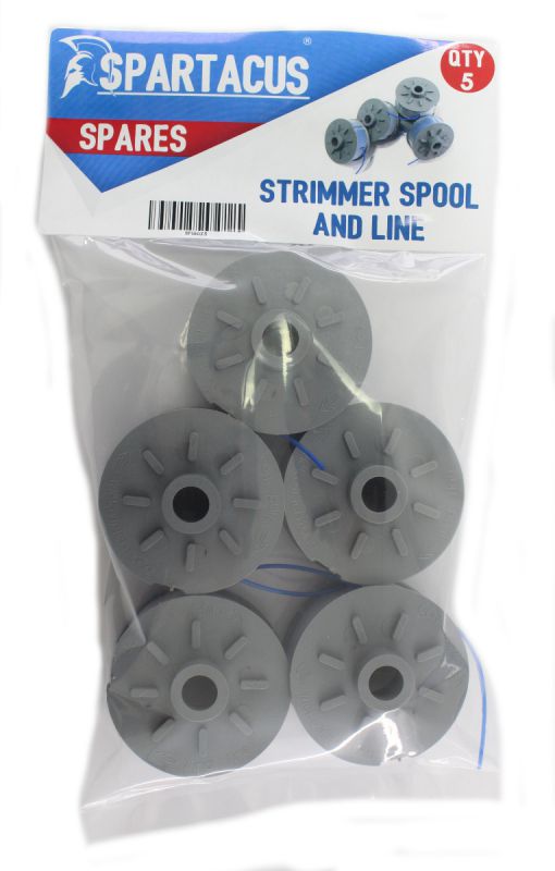 Spartacus Sp150 Trimmer Spool & Line Pack Of 5 SP150X5 from Spare Parts ...