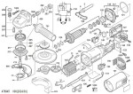 Milwaukee AGS15-125C ANGLE GRINDER IN2 Spare Parts
