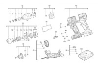 Milwaukee M18BLIDR-0X COMPACT IMPACT DRIVER XXX Spare Parts
