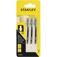 Stanley STA23043 Jigsaw Blade,T shank, Curved, HCS, Wood