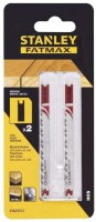 Stanley STA25512 Jigsaw Blades (2) Smooth Wood