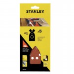 Stanley STA31442 MULTI SANDER Sheets, Quick Fit 80g