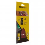 Stanley STA31447 Pack of 5 120 Grit Multisander Sanding Sheets