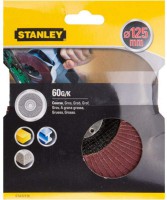 Stanley STA32126 Alum. Oxide Flap Wheel Disc, 125x22 60g