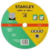 Stanley STA32815 SPARPACK Flat Con & Stone Cut B/Disc 230x3.2