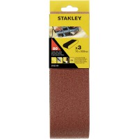 Stanley STA33191 SANDING BELTS - 75 x 533 80g