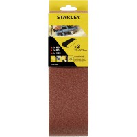 Stanley STA33206 SANDING BELTS - 75 x 533 Asst