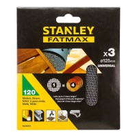 Stanley STA39257 3x 120g Sheet, ROS ROS 125mm Velcro