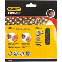 FATMAX STA39282 MESH 3x 80g Sheet, ROS ROS 150mm  Velcro