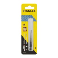Stanley STA50008 HSS Hex Shank Bit 2mm Flute Length: 25 Overall Length: 66.59