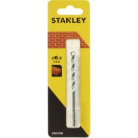 Stanley STA53100 Drill Bit, Std Masonry 6.5mm Flute Length: 54 Overall Length: 100