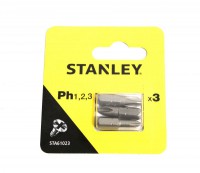 Stanley STA61023 BIT SCDR PH1, 2, 3 x 25mm