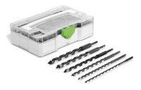 Festool 205902 6 Piece Auger Bit Set in Mini Systainer