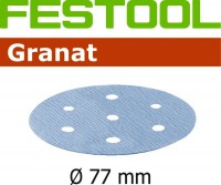 Festool 497405 Sanding discs STF D77/6 P80 GR/50