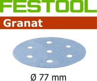 Festool 497405 Sanding discs STF D77/6 P80 GR/50