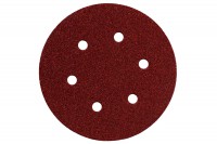 Metabo 624001000 Hook & Loop Sanding Discs 150mm 40 Grit - Pack of 5