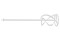 Metabo Agitator�paddle�RS-R3�M14,�ؠ140x590�mm
