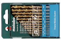Metabo HSS-Titanum coated twist drills(13 pcs.)