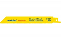 Metabo 631094000 BiM 150mm Sabre Saw Blades for Wood & Metal - Pack of 2