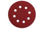 Metabo 631226000 Hook & Loop Sanding Discs 125mm 40 Grit - Pack of 5