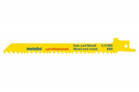 Metabo 631985000 BiM 150mm Sabre Saw Blades for Wood, Metal & Plastic - Pack of 5