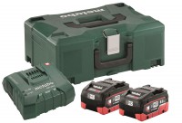 METABO BASIC SET 2 X LIHD 8.0 AH + ASC ULTRA + METALOC