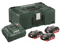 METABO BASIC SET 3 X LIHD 4.0 AH + METALOC