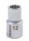 Proxxon 23307 1/2" Multi-Toothed Sockets 12-pt., 12 mm