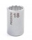Proxxon 23311 1/2" Multi-Toothed Sockets 12-pt., 18 mm NO 23 311