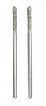 Proxxon 28232 Diamond Coated Grinding Bits, Ball Shaped - 2.2mm, 2 Pieces. NO 28 232