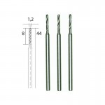 Proxxon 28856 1.2mm HSS Drill Bits Tungsten Vanadium Pack of 3 Pcs NO 28 856