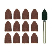 Proxxon 28987 Sanding Caps with Arbor 80 / 150 Grit Pack of 10 NO 28 987