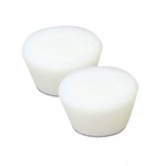 Proxxon 29096 50mm Professional Hard (White) Polishing Sponges Conical (Pack of 2)