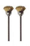 Proxxon 28963 Brass Wire Brush 13mm Pack of  2 NO 28 963