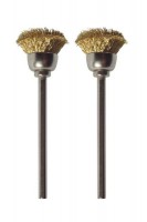Proxxon 28963 Brass Wire Brush 13mm Pack of  2 NO 28 963
